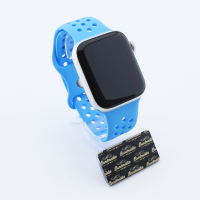 Bandmeister® Armband Silikon Sport Delfin deep sky blue für Apple Watch 38/40/41mm