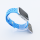 Bandmeister® Armband Silikon Sport Delfin deep sky blue für Apple Watch 38/40/41mm