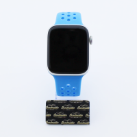 Bandmeister® Armband Silikon Sport Delfin deep sky blue für Apple Watch 42/44/45mm