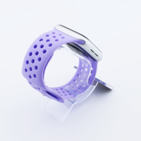 Bandmeister® Armband Silikon Sport Delfin light purple für Apple Watch 38/40/41mm