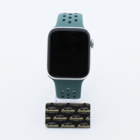 Bandmeister® Armband Silikon Sport Delfin pine green für Apple Watch 42/44/45mm