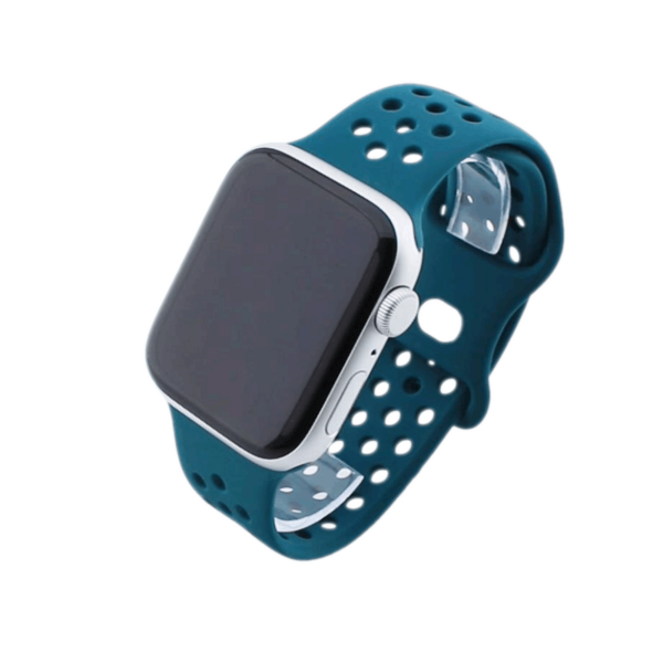 Bandmeister® Armband Silikon Sport Delfin dark green für Apple Watch 38/40/41mm