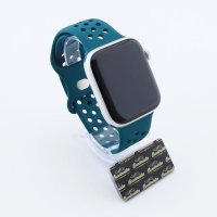 Bandmeister® Armband Silikon Sport Delfin dark green für Apple Watch 38/40/41mm