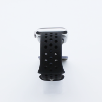 Bandmeister® Armband Silikon Sport Delfin black-black für Apple Watch 38/40/41mm
