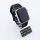 Bandmeister® Armband Silikon Sport Delfin black-black für Apple Watch 38/40/41mm