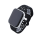 Bandmeister® Armband Silikon Sport Delfin black-black für Apple Watch 42/44/45mm