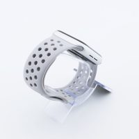 Bandmeister® Armband Silikon Sport Delfin light gray für Apple Watch 38/40/41mm