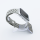 Bandmeister® Armband Silikon Sport Delfin stone für Apple Watch 42/44/45mm