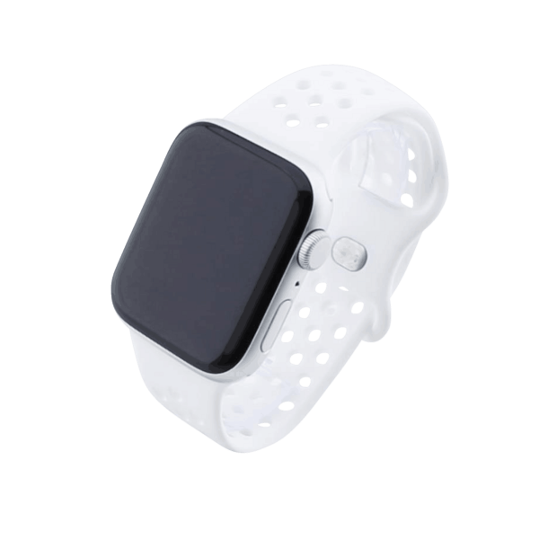 Bandmeister® Armband Silikon Sport Delfin white für Apple Watch 42/44/45mm