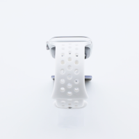 Bandmeister® Armband Silikon Sport Delfin white für Apple Watch 42/44/45mm
