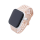 Bandmeister® Armband Silikon Sport Delfin pink für Apple Watch 38/40/41mm