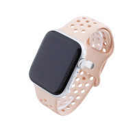 Bandmeister® Armband Silikon Sport Delfin pink für Apple Watch 42/44/45mm
