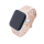 Bandmeister® Armband Silikon Sport Delfin pink für Apple Watch 42/44/45mm