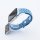 Bandmeister® Armband Silikon Sport Delfin sky blue für Apple Watch 38/40/41mm