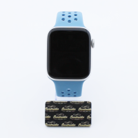 Bandmeister® Armband Silikon Sport Delfin sky blue für Apple Watch 42/44/45mm