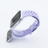 Bandmeister® Armband Silikon Sport Delfin lavender light für Apple Watch 38/40/41mm
