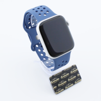 Bandmeister® Armband Silikon Sport Delfin ice für Apple Watch 42/44/45mm
