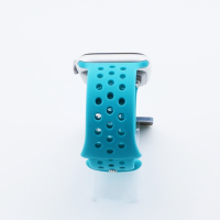 Bandmeister® Armband Silikon Sport Delfin teal für Apple Watch 38/40/41mm