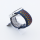 Bandmeister® Armband Silikon Sport Hexagon blue-colorful für Apple Watch 42/44/45mm