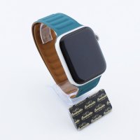 Bandmeister® Armband Silikon Magnetverschluss Raphael green/brown für Apple Watch 38/40/41mm