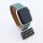 Bandmeister® Armband Silikon Magnetverschluss Raphael copper green/brown für Apple Watch 38/40/41mm
