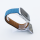 Bandmeister® Armband Silikon Magnetverschluss Raphael blue/brown für Apple Watch 38/40/41mm