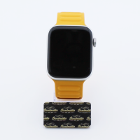 Bandmeister® Armband Silikon Magnetverschluss Raphael orange/brown für Apple Watch 38/40/41mm