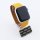 Bandmeister® Armband Silikon Magnetverschluss Raphael orange/brown für Apple Watch 42/44/45mm