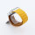 Bandmeister® Armband Silikon Magnetverschluss Raphael orange/brown für Apple Watch 42/44/45mm