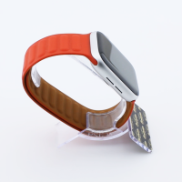 Bandmeister® Armband Silikon Magnetverschluss Raphael red/brown für Apple Watch 42/44/45mm