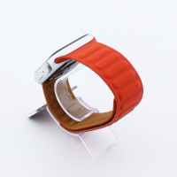 Bandmeister® Armband Silikon Magnetverschluss Raphael red/brown für Apple Watch 42/44/45mm