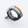 Bandmeister® Armband Kunstleder Silikon rainbow für Apple Watch 38/40/41mm