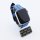 Bandmeister® Armband Kunstleder Silikon blue-ornaments für Apple Watch 42/44/45mm