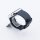 Bandmeister® Armband Kunstleder Silikon midnight blue für Apple Watch 42/44/45mm