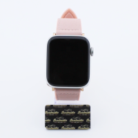 Bandmeister® Armband Kunstleder Silikon pink für Apple Watch 38/40/41mm