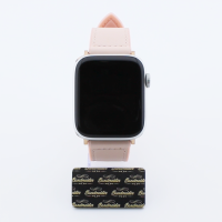 Bandmeister® Armband Kunstleder Silikon light pink für Apple Watch 38/40/41mm