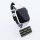 Bandmeister® Armband Kunstleder Silikon white für Apple Watch 38/40/41mm