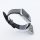 Bandmeister® Armband Kunstleder Silikon gray-ornaments für Apple Watch 42/44/45mm