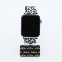 Bandmeister® Armband Kunstleder Silikon leopard für Apple Watch 38/40/41mm