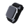 Bandmeister® Armband Stretchgewebe mit Schlaufe black für Apple Watch 42/44/45mm