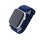 Bandmeister® Armband Stretchgewebe mit Schlaufe blue für Apple Watch 38/40/41mm