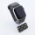 Bandmeister® Armband Stretchgewebe mit Schlaufe gray für Apple Watch 42/44/45mm