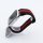 Bandmeister® Armband Stretchgewebe mit Schlaufe black-red für Apple Watch 38/40/41mm