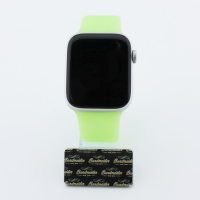 Bandmeister® Armband Silikon Partykotze leuchtpopelgrün nachleuchtend für Apple Watch 38/40/41mm M/L