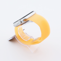 Bandmeister® Armband Silikon Partykotze aggrorange nachleuchtend für Apple Watch 38/40/41mm S/M