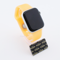Bandmeister® Armband Silikon Partykotze aggrorange nachleuchtend für Apple Watch 42/44/45mm M/L
