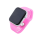 Bandmeister® Armband Silikon Partykotze laternenpfahl ganz unten pink nachleuchtend für Apple Watch 42/44/45mm M/L