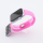 Bandmeister® Armband Silikon Partykotze laternenpfahl ganz unten pink nachleuchtend für Apple Watch 42/44/45mm M/L