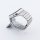 Bandmeister® Armband Edelstahl Petit Bache silver für Apple Watch 38/40/41mm