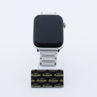Bandmeister® Armband Keramik-Edelstahl silver-white für Apple Watch 38/40/41mm